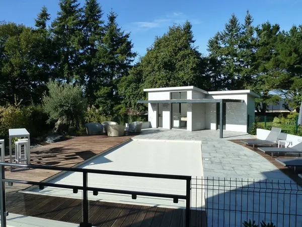 Photo de construction de piscines sur Rennes - Pisciniste Ille et Vilaine