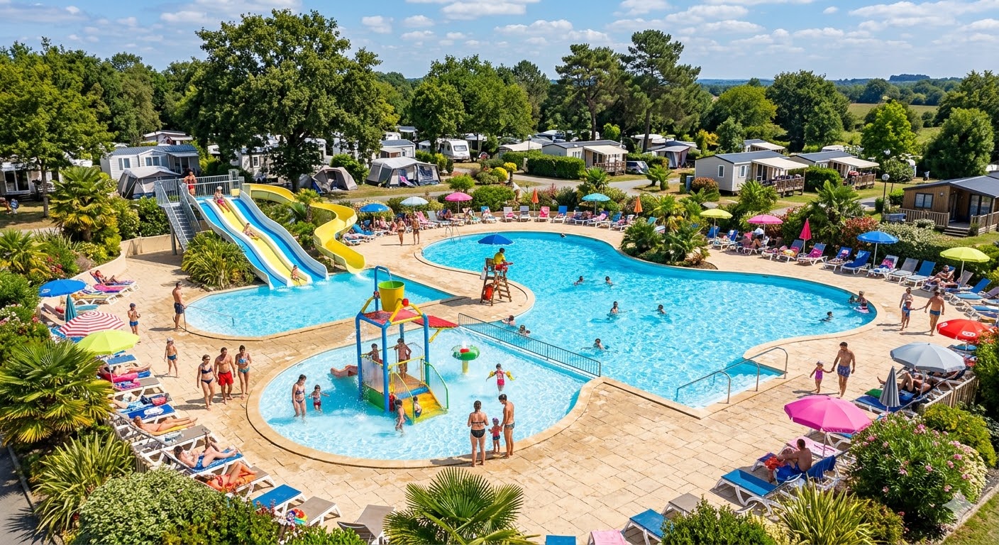 Piscine camping sur Rennes et le departement 35