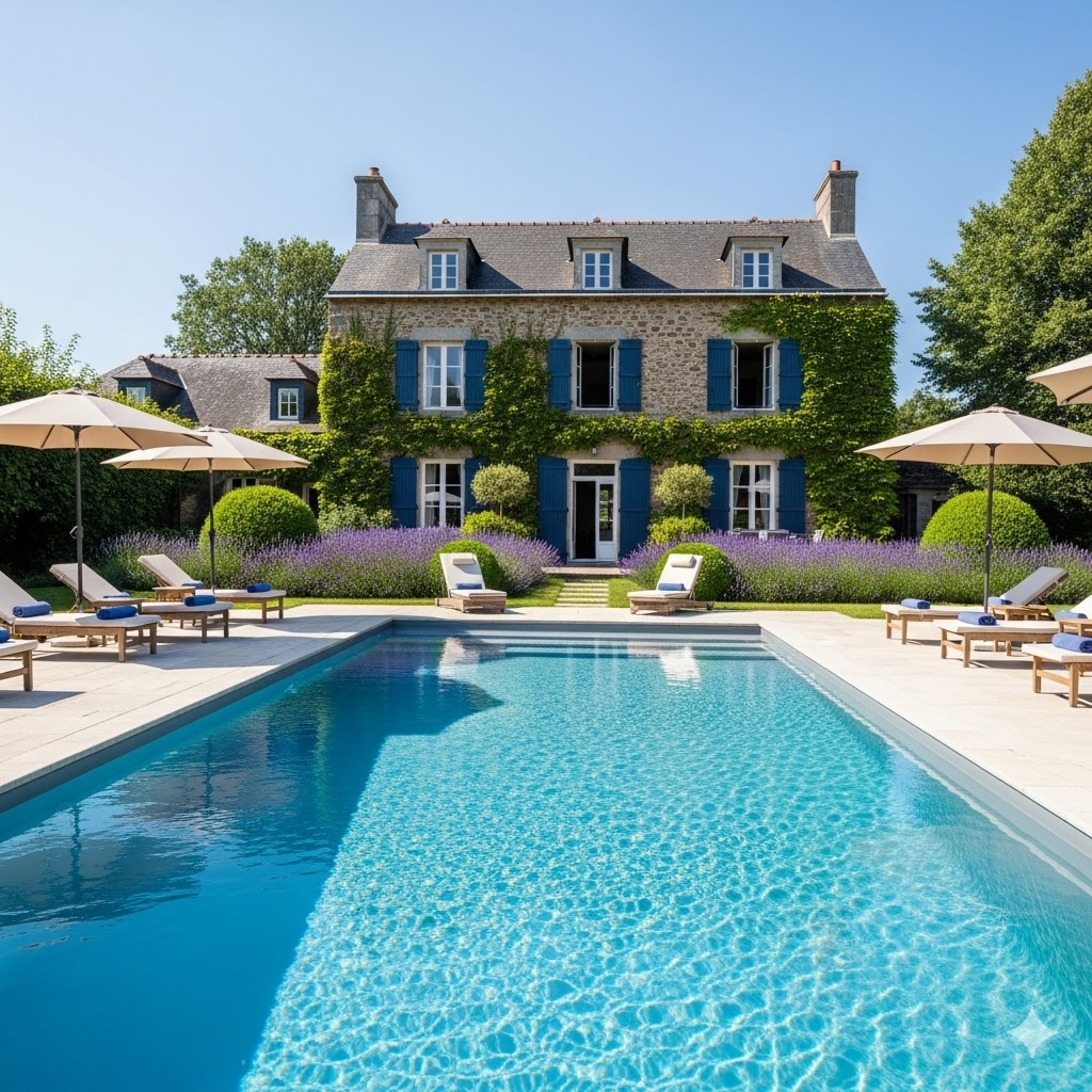 Piscine gîte sur Rennes et le departement 35